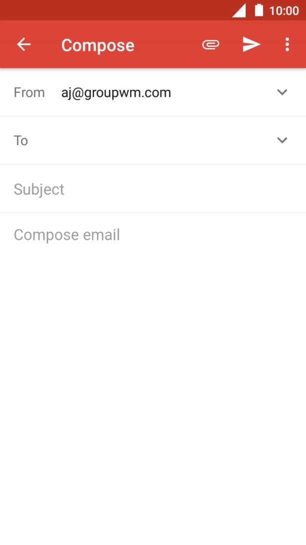 Press To and key in the first letters of the recipient's name. Press To and key in the first letters of the recipient's name.
