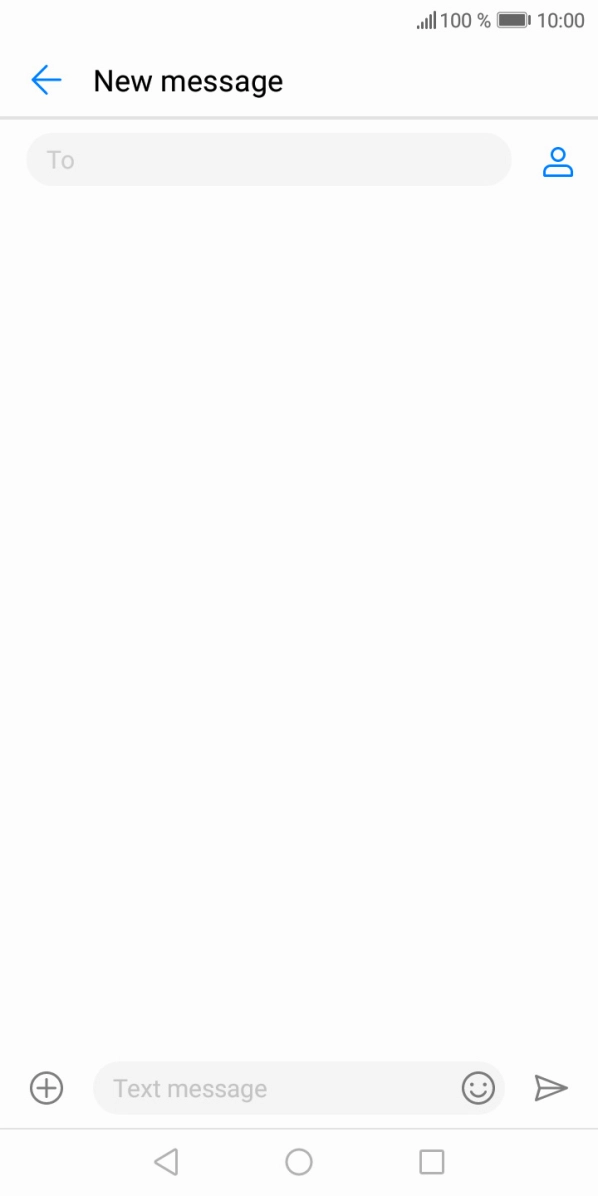 Press To and key in the first letters of the recipient's name.