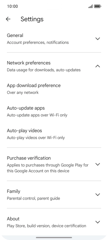 Press Auto-update apps. Press Auto-update apps.