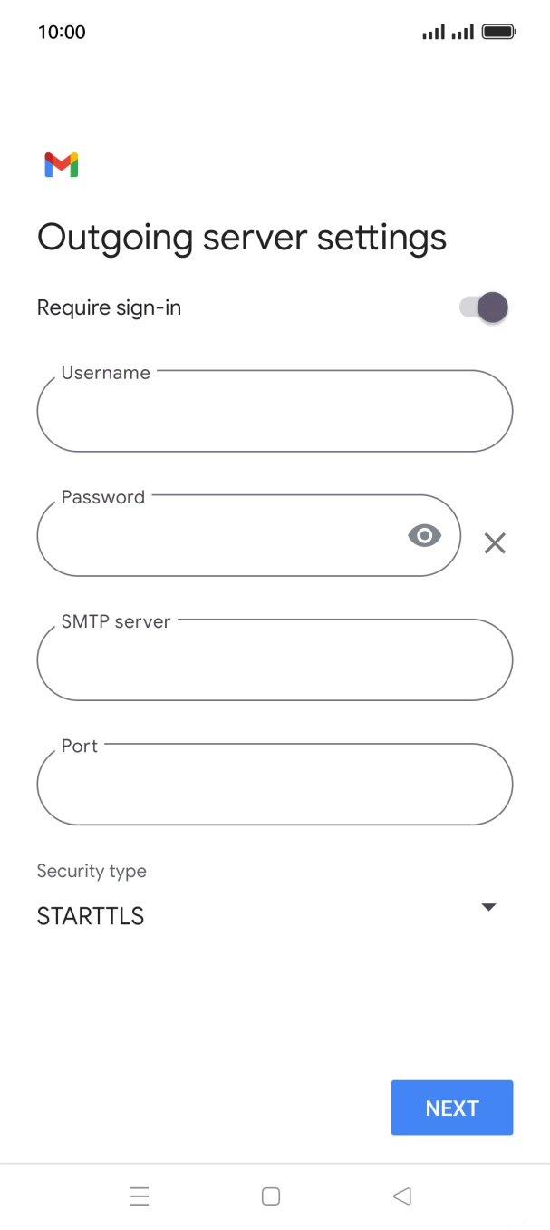 Press the indicator next to 'Require sign-in' to turn on the function. Press the indicator next to 'Require sign-in' to turn on the function.