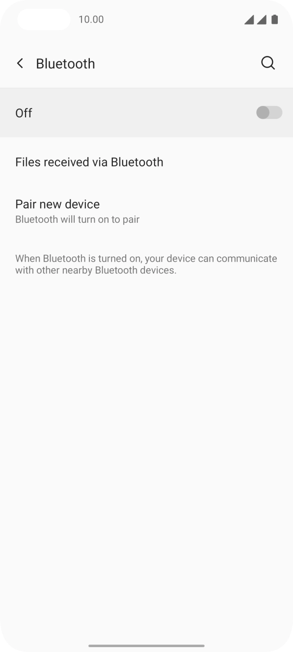 Press Pair new device.