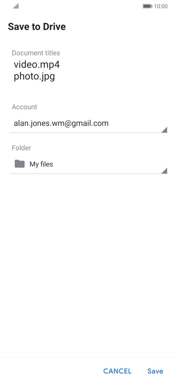 Press SAVE. Press SAVE.