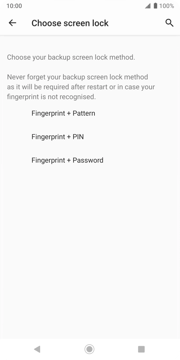 Press the required phone lock code and follow the instructions on the screen to create an additional phone lock code. Press the required phone lock code and follow the instructions on the screen to create an additional phone lock code.