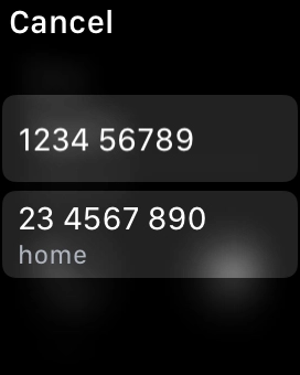 Press the required number.