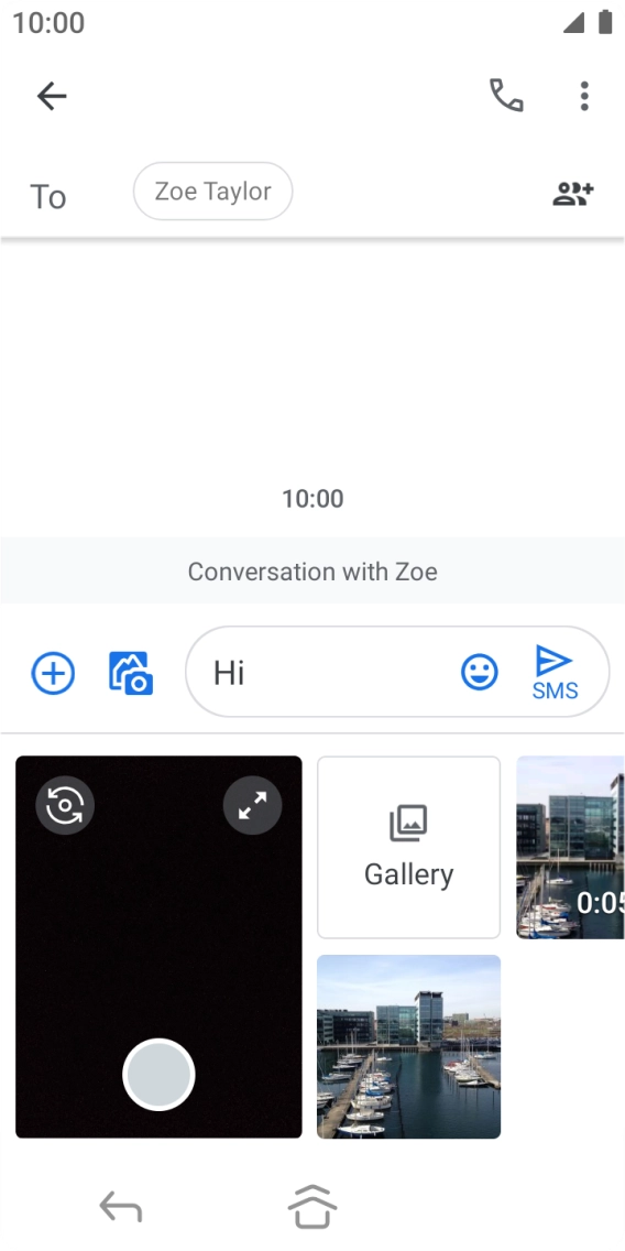Press Gallery and go to the required folder. Press Gallery and go to the required folder.