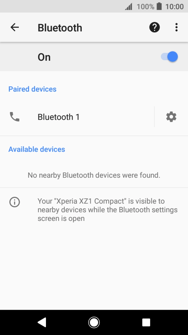 Press the Home key to return to the home screen.