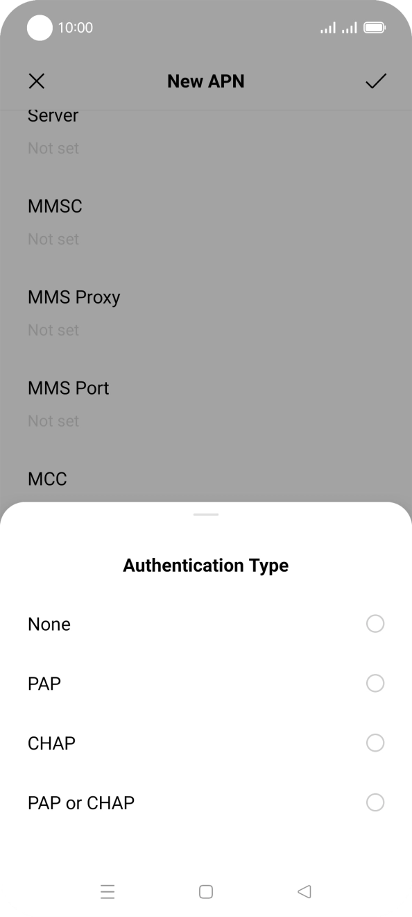 Press PAP. Press PAP.