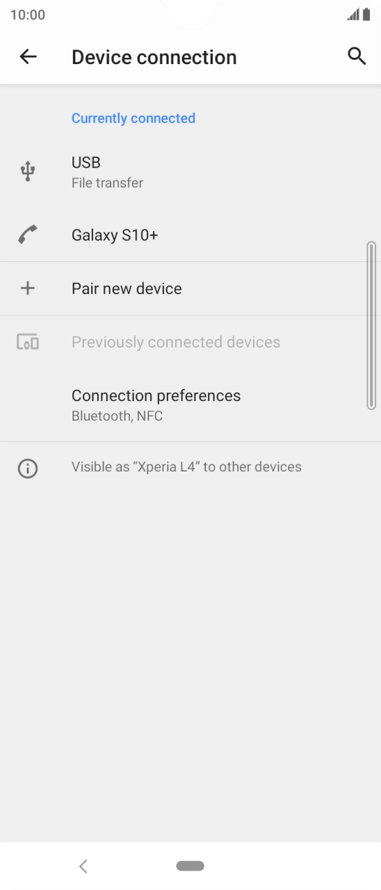 Press the Home key to return to the home screen.