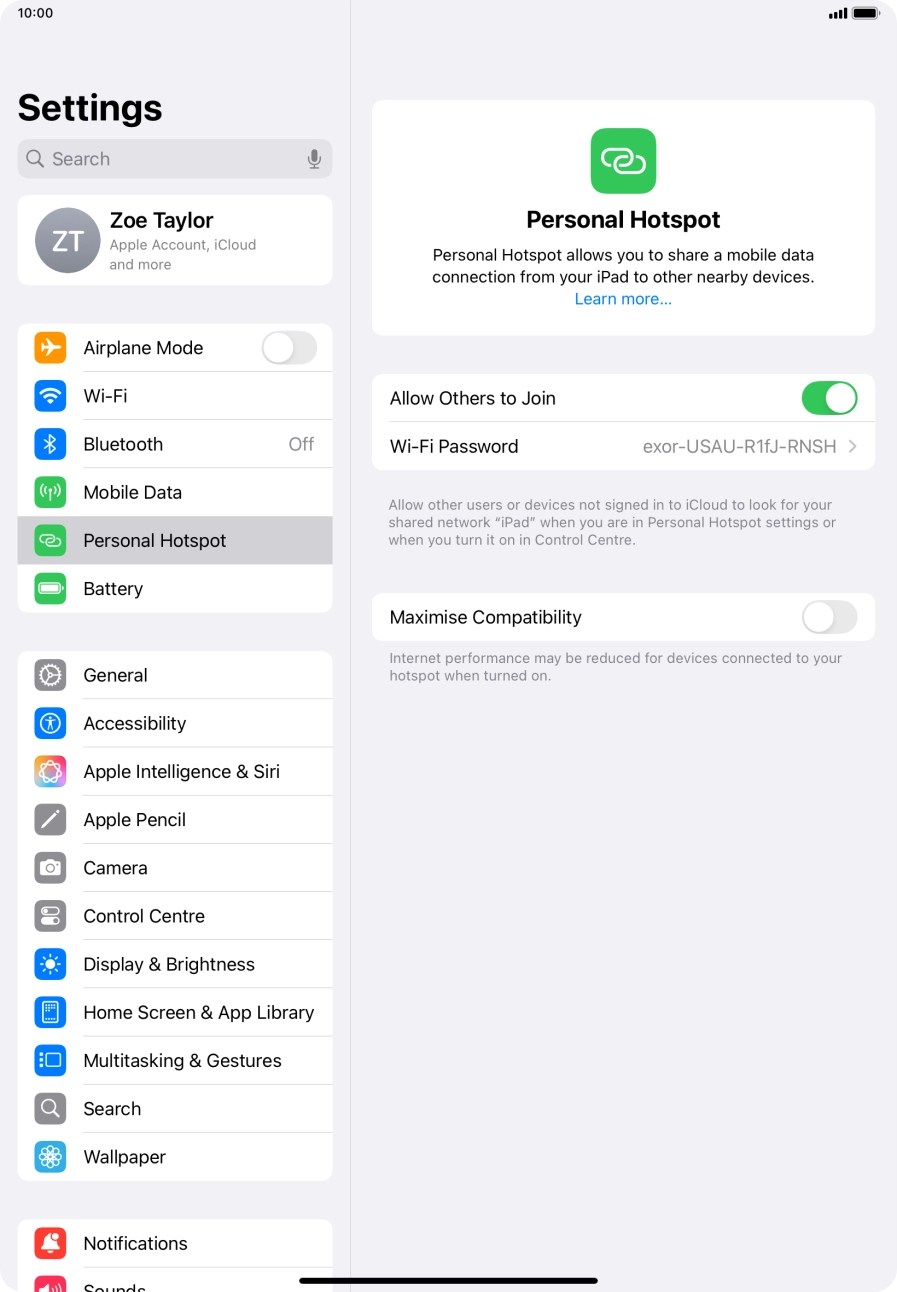 Slide your finger upwards starting from the bottom of the screen to return to the home screen.