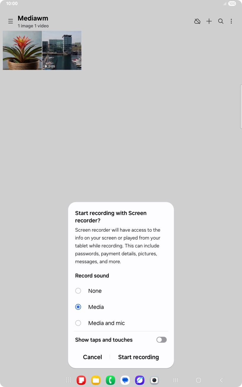 Follow the instructions on the screen to select the required settings.