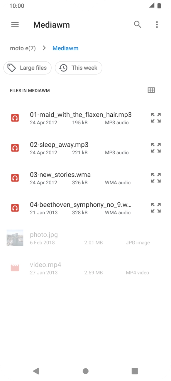 Press the required ring tone to add it to the list of ring tones.