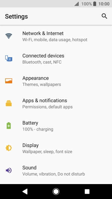 Press Connected devices.