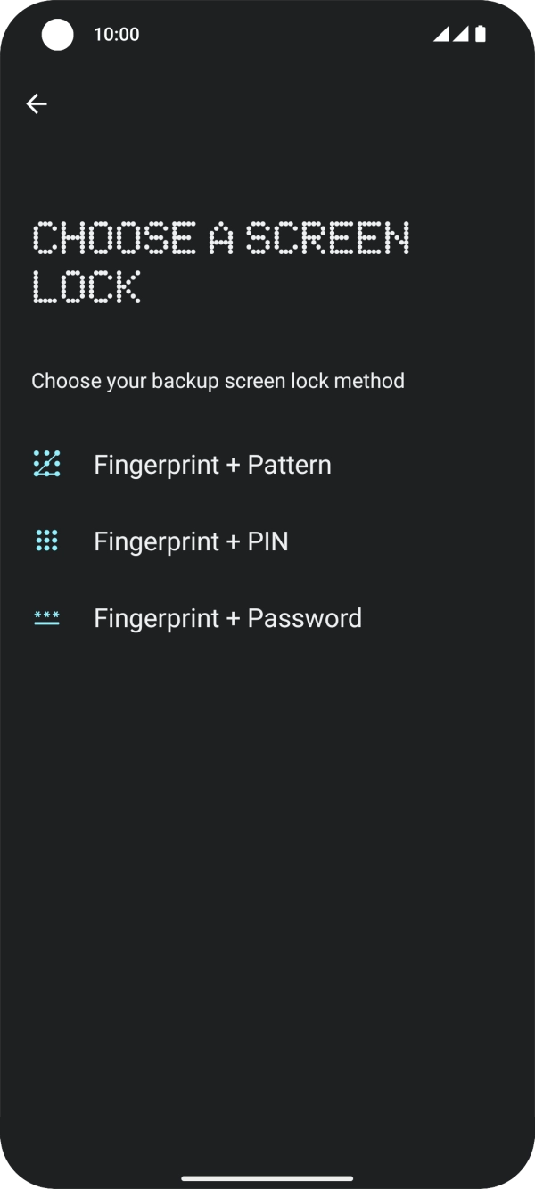Press the required phone lock code and follow the instructions on the screen to create an additional phone lock code. Press the required phone lock code and follow the instructions on the screen to create an additional phone lock code.