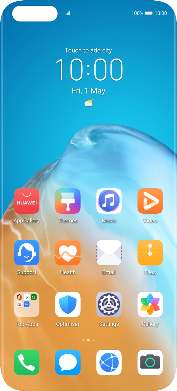 Press Settings. Press Settings.