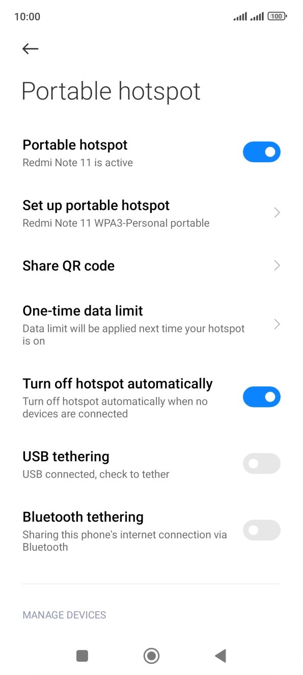 Press the Home key to return to the home screen.