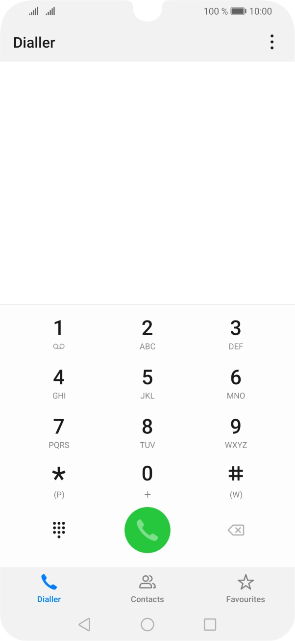Press the menu icon. Press the menu icon.