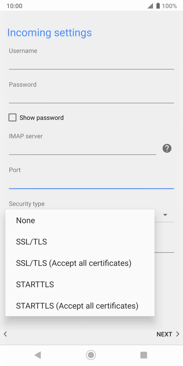 Press None to turn off the function. Press None to turn off the function.
