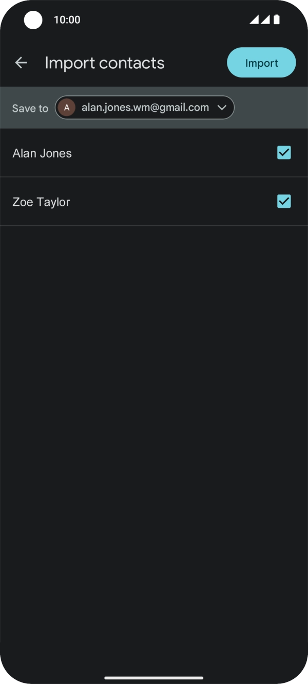 Press the drop down list next to 'Save to'.