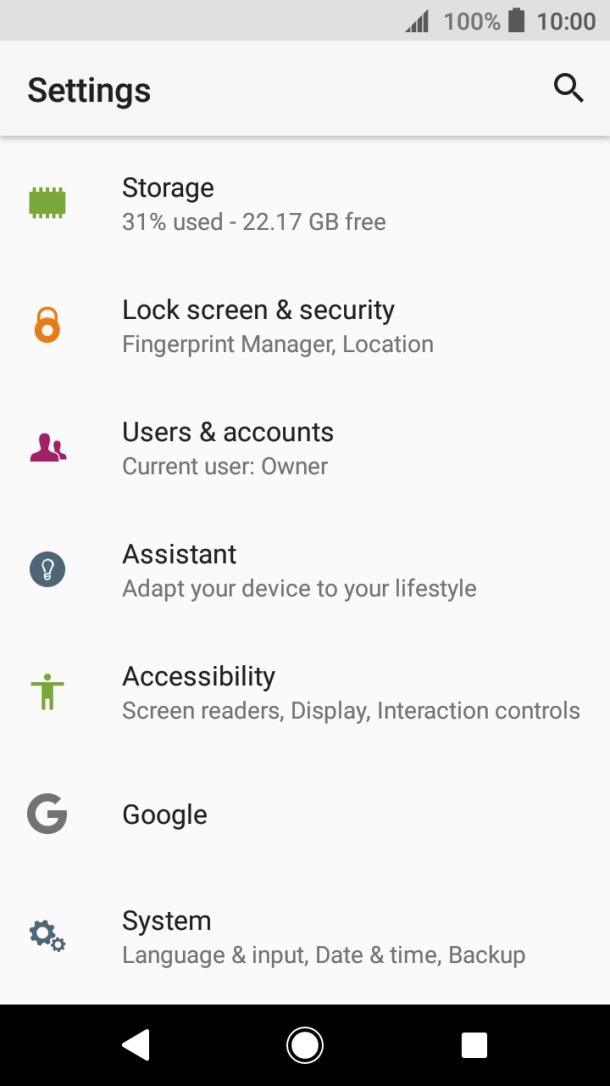 Press Lock screen & security.