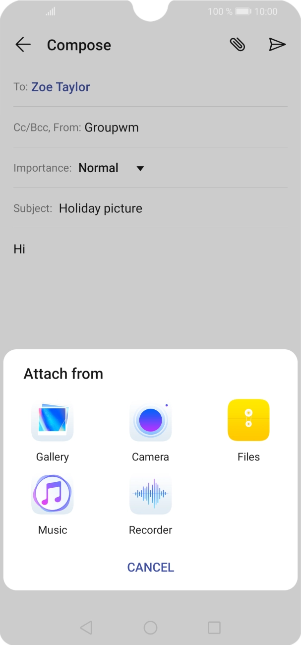 Press Files and go to the required folder.