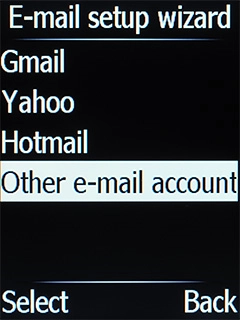 Select Other e-mail accounts.