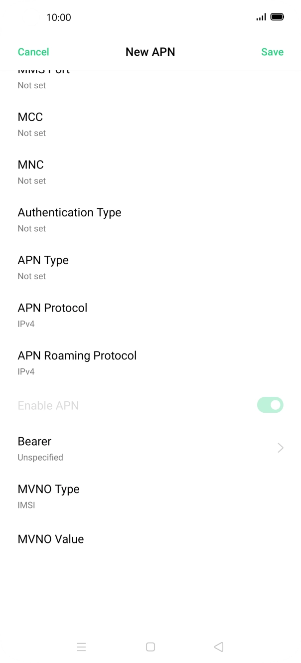 Press MNC. Press MNC.