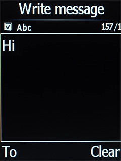 Press the Navigation key.