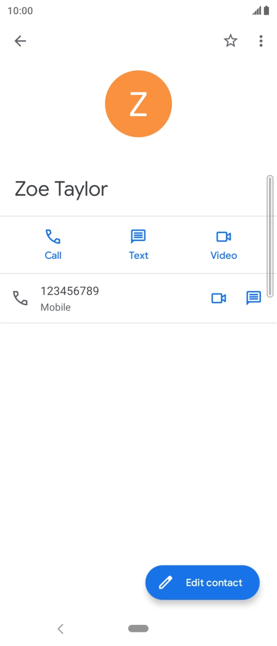 Press the Home key to return to the home screen.