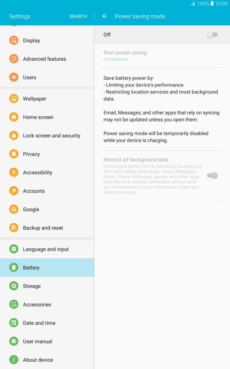 Press the indicator to turn on the function.
