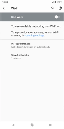 Press Wi-Fi preferences.