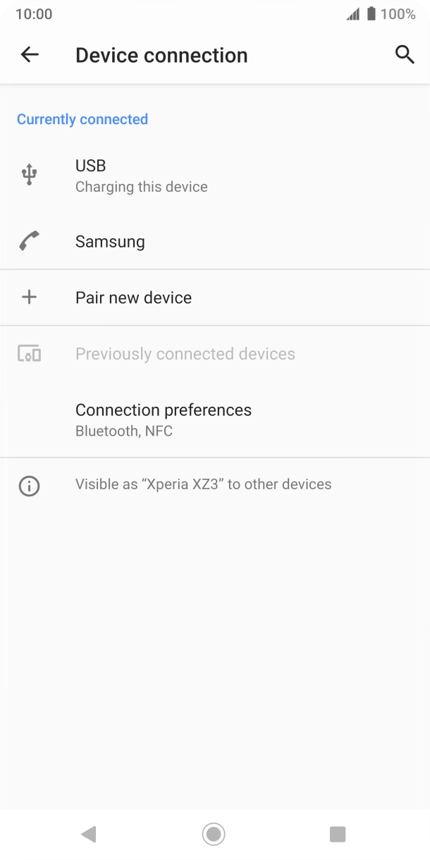 Press the Home key to return to the home screen.
