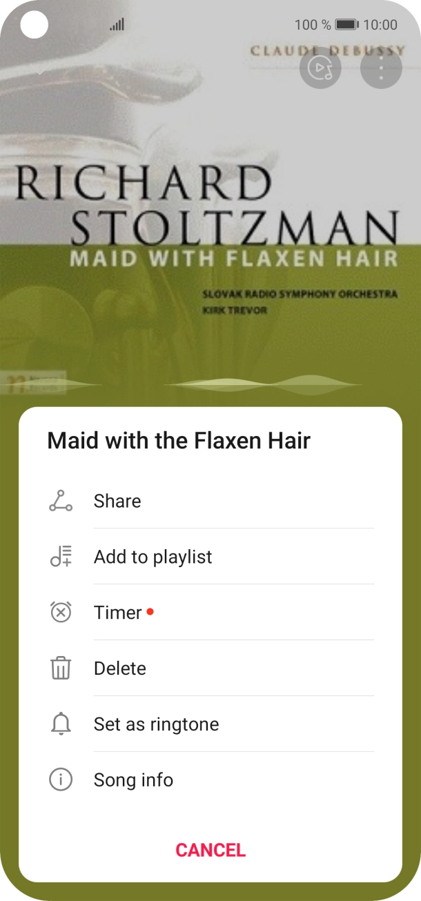 Press Add to playlist.