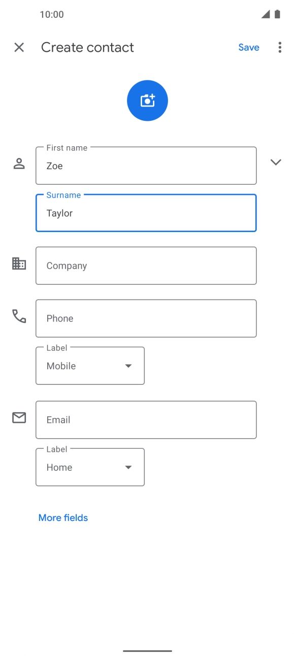 Press Phone and key in the required phone number.
