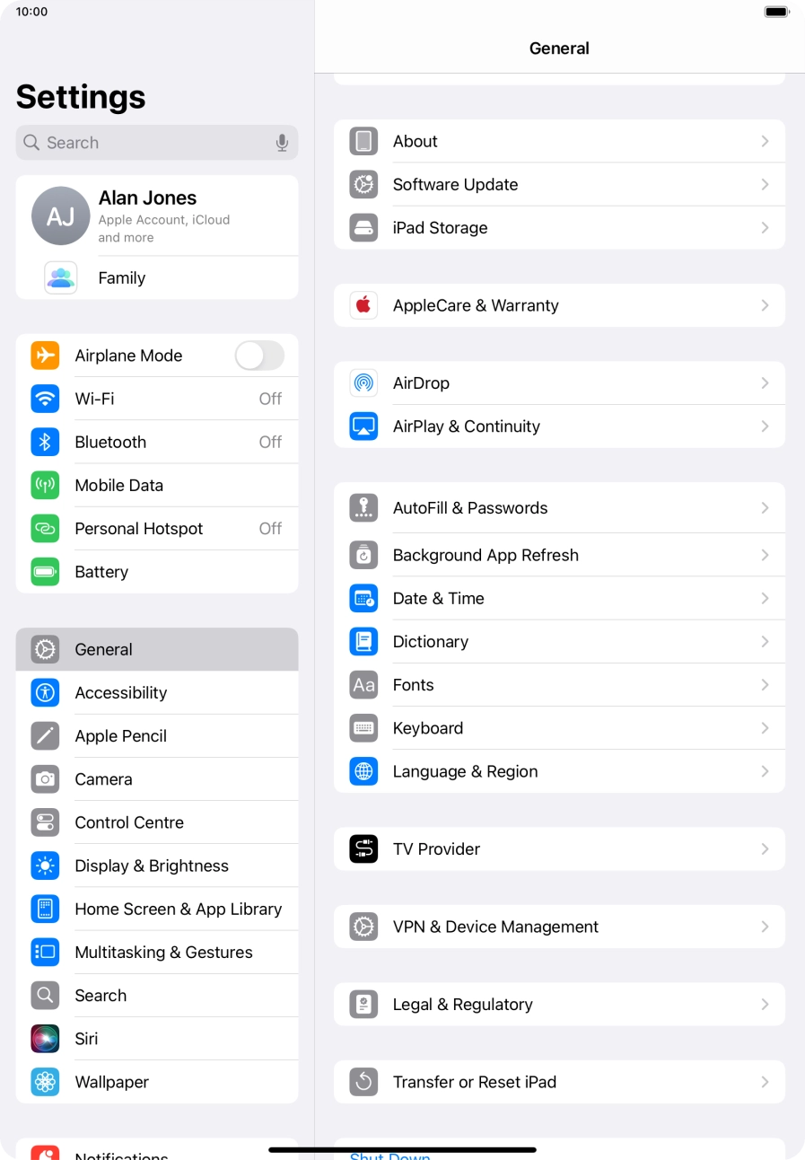 Press Background App Refresh. Press Background App Refresh.