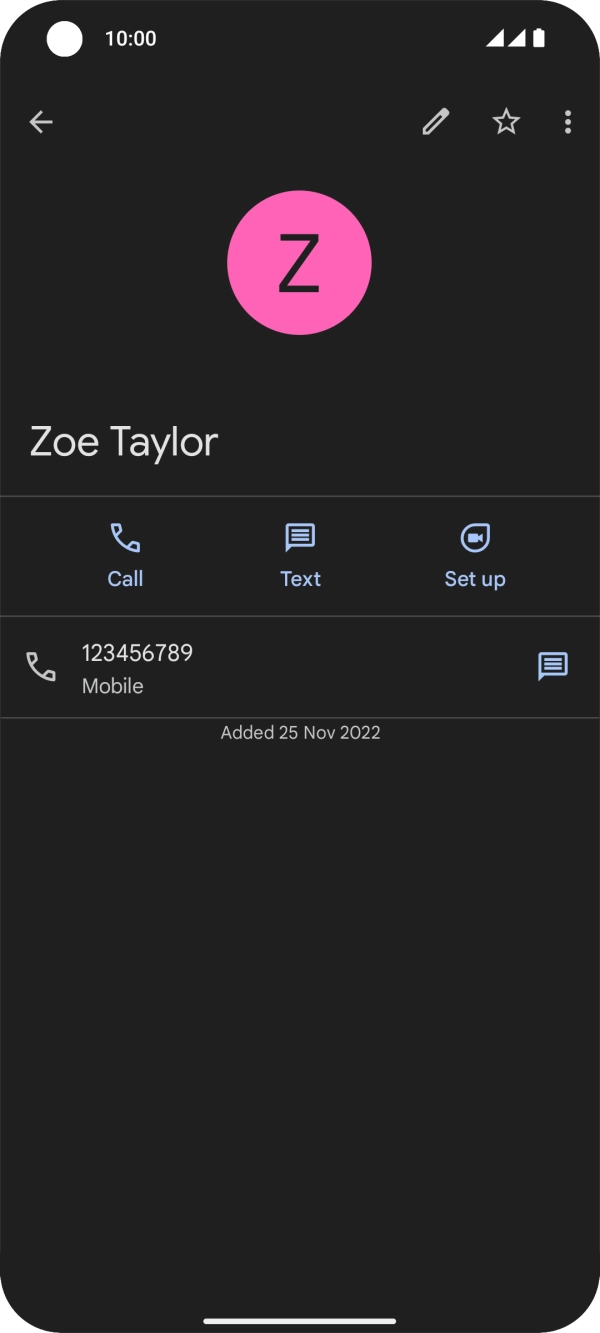 Slide your finger upwards starting from the bottom of the screen to return to the home screen.