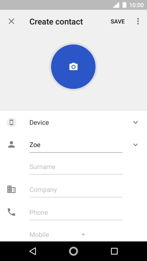 Press Surname and key in the required last name.