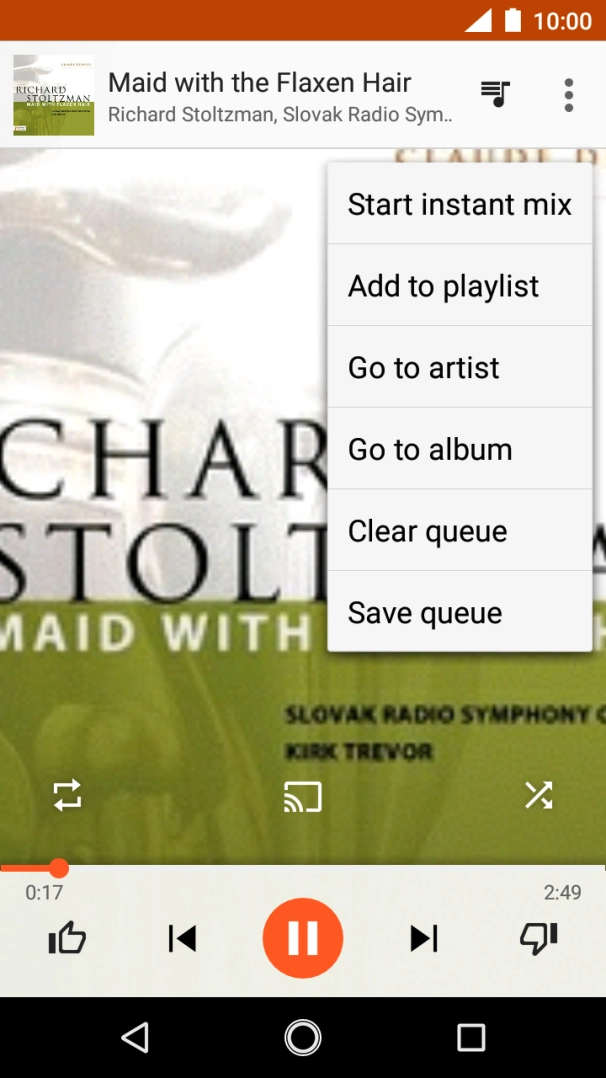 Press Add to playlist.