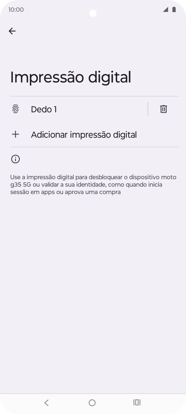 Prima a tecla de retrocesso.