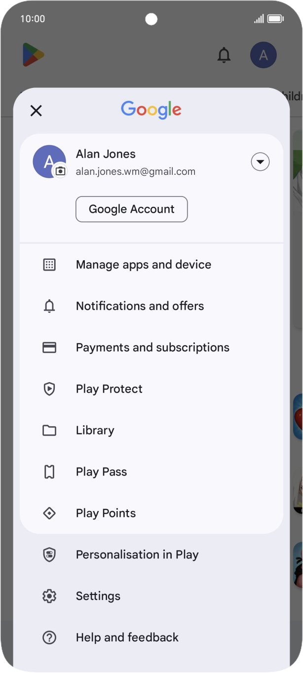 Press Settings. Press Settings.