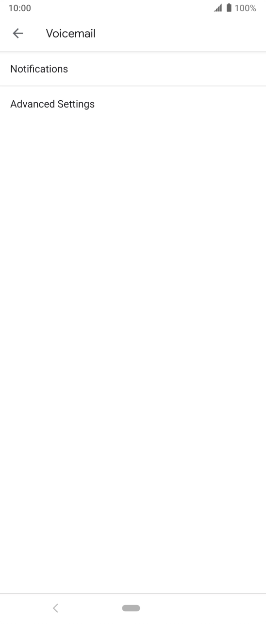 Press Advanced Settings.