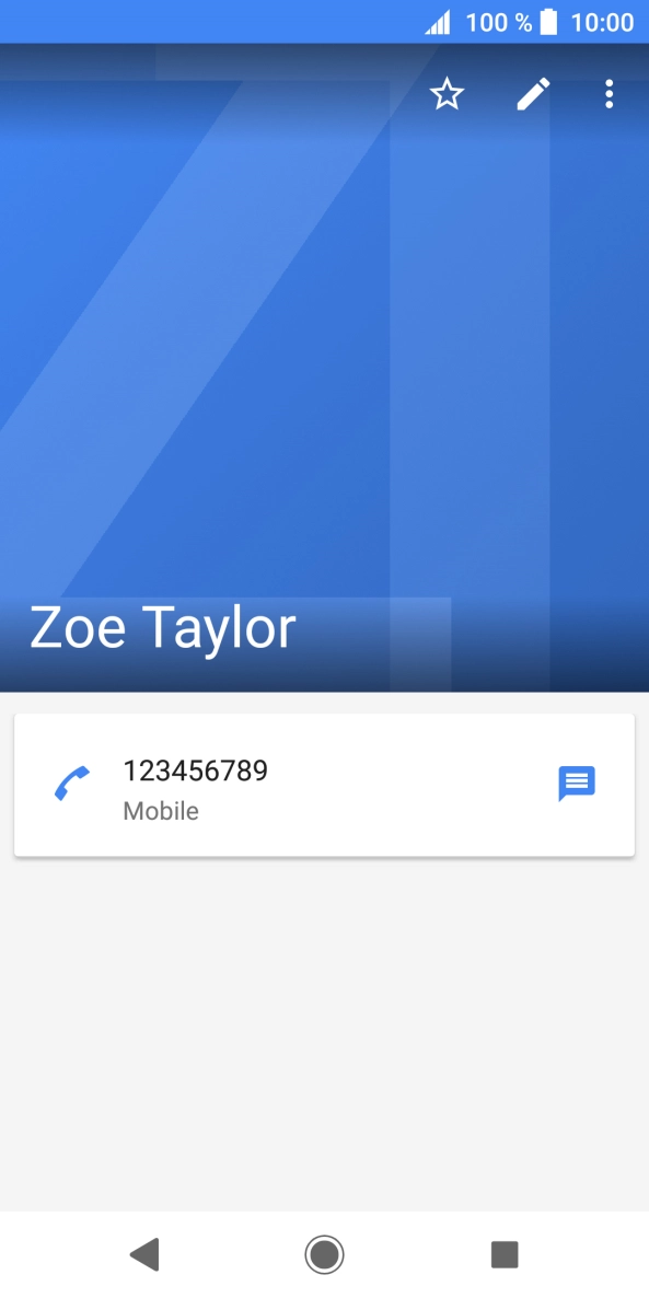 Press the Home key to return to the home screen.