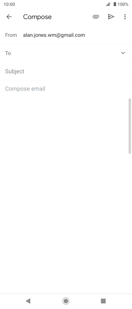 Press To and key in the first letters of the recipient's name. Press To and key in the first letters of the recipient's name.