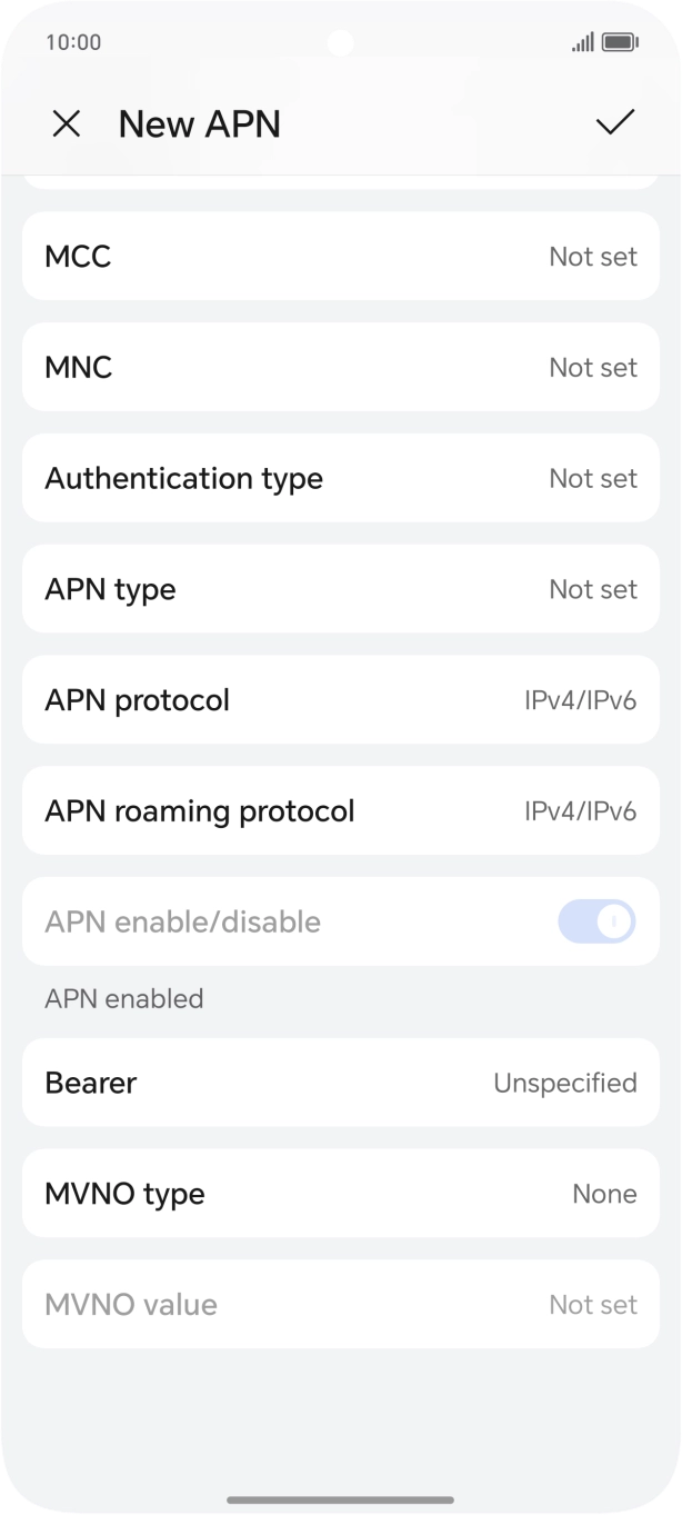 Press MNC. Press MNC.