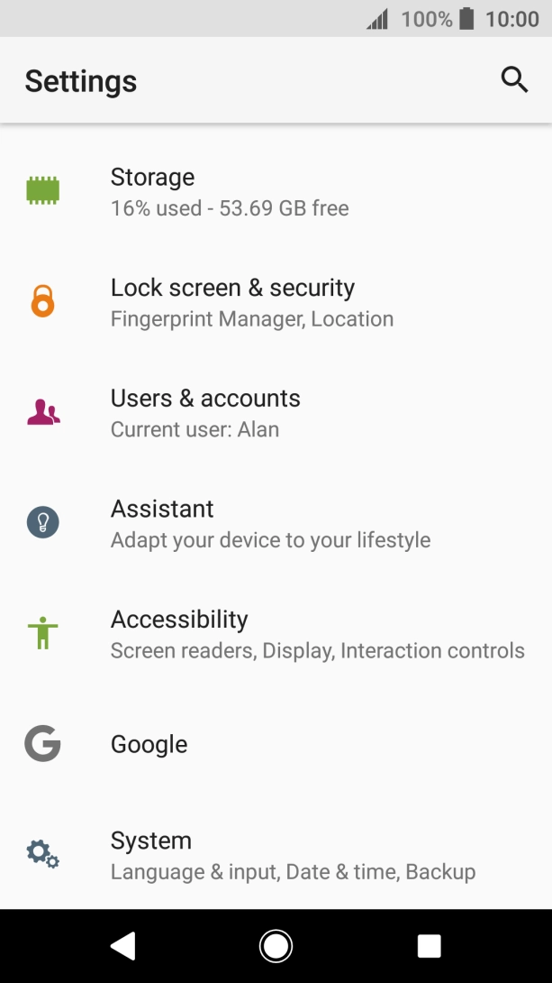 Press Lock screen & security.