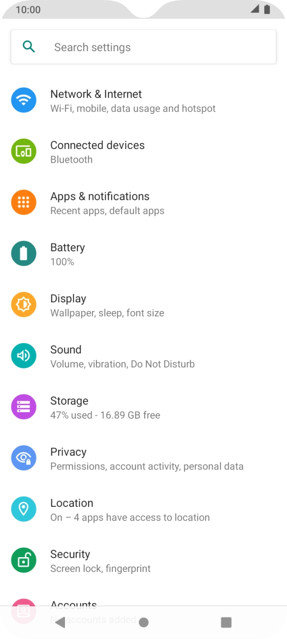 Press Connected devices.