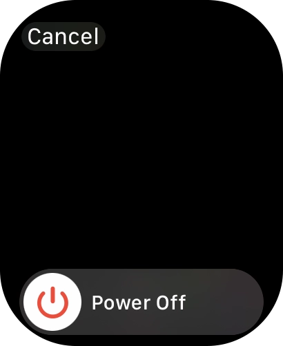 Press and drag the power off icon right.