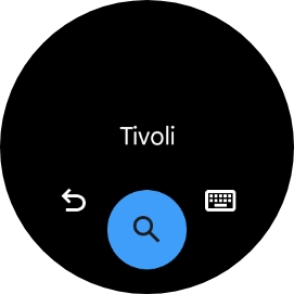 Press the search icon.