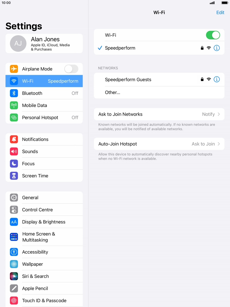 Press the Home key to return to the home screen.