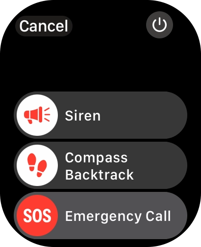 Press the power off icon.