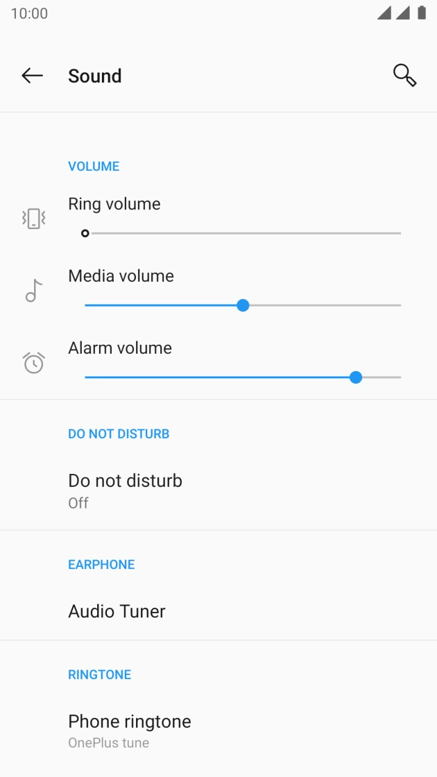 Press Phone ringtone.